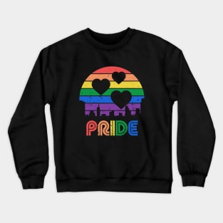 Retro Pride Love Crewneck Sweatshirt